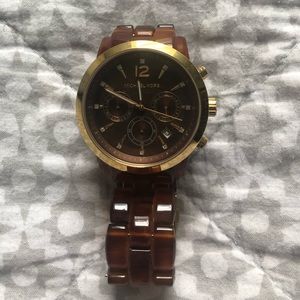 Brown MK watch